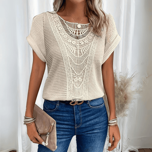 Amalie Komfortabel bluse med krave