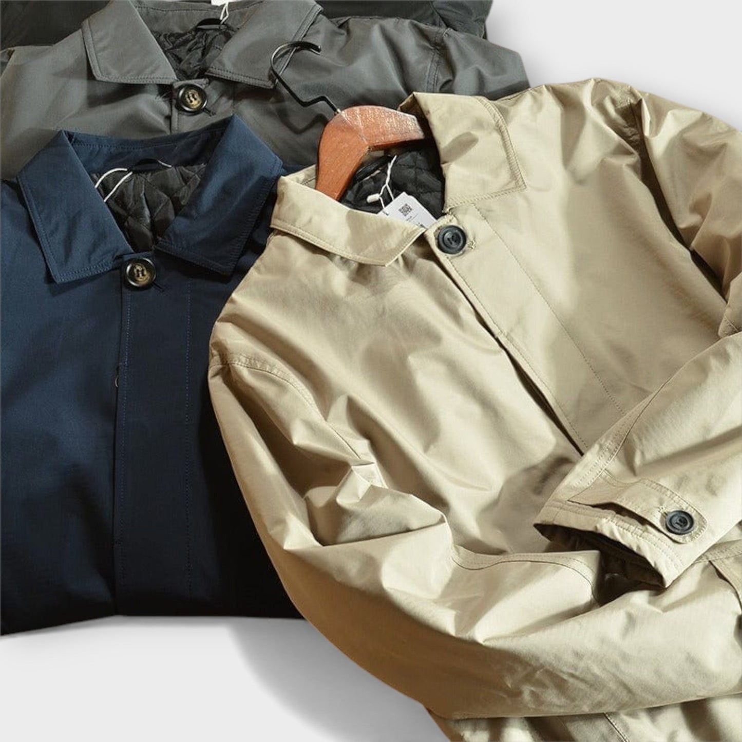 HAVBRIS Trenchcoat til herrer