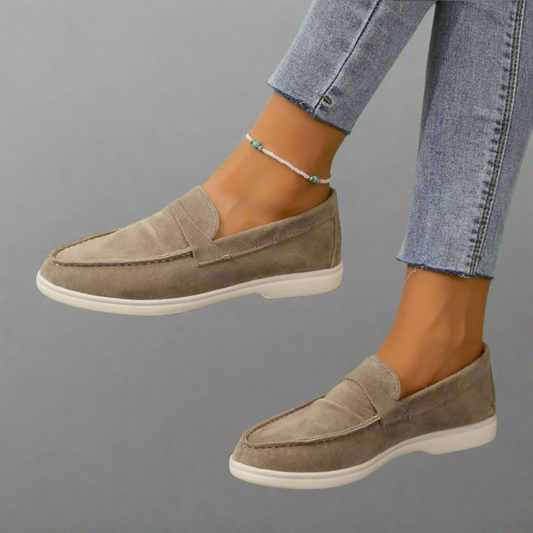 Hannah Elegante Suede Mokkasiner