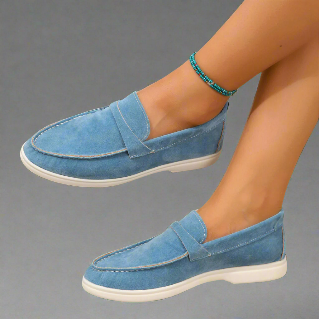 Hannah Elegante Suede Mokkasiner