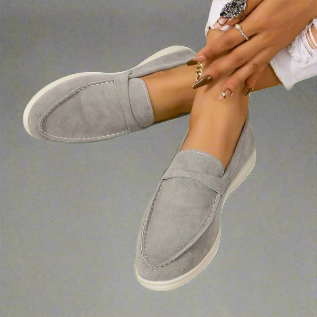 Hannah Elegante Suede Mokkasiner