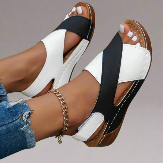 Alwine Elegant Wedge Hæl lavet af Premium Materiale