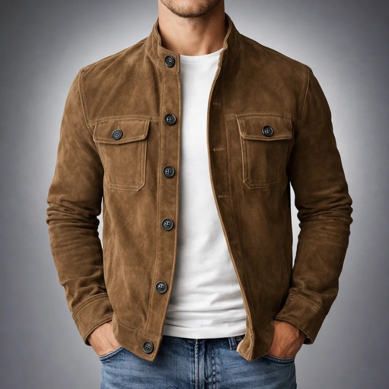 Havsnit Overshirt i blødt strukturstof