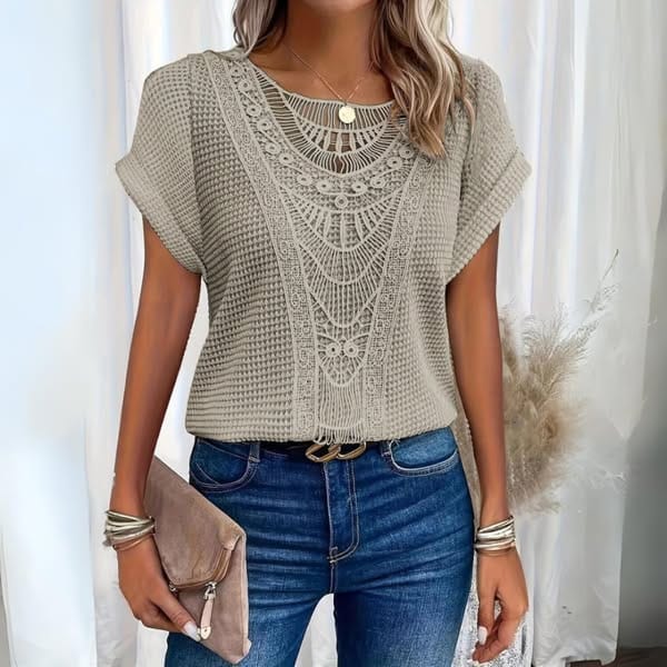 Amalie Komfortabel bluse med krave