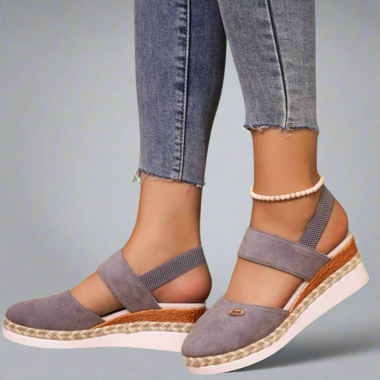 Gitta Plus-Size Wedge Sandaler – Komfortable og Alsidige