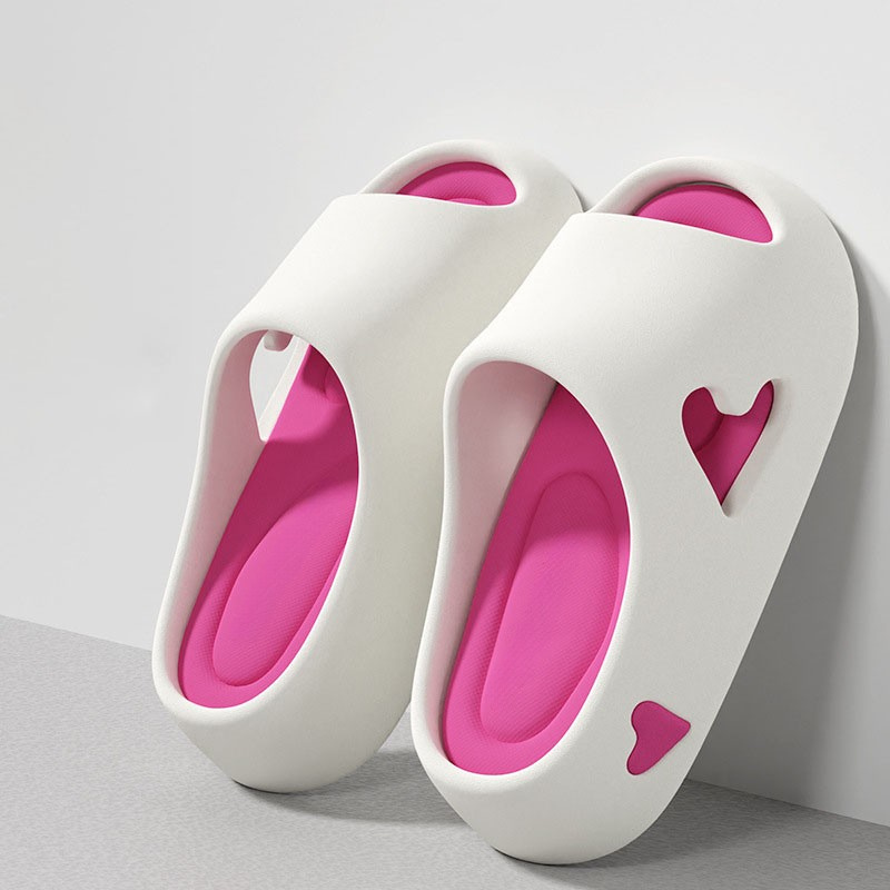 Hjerte Mig  Skybløde Flip Flops med Legende Hjerteform