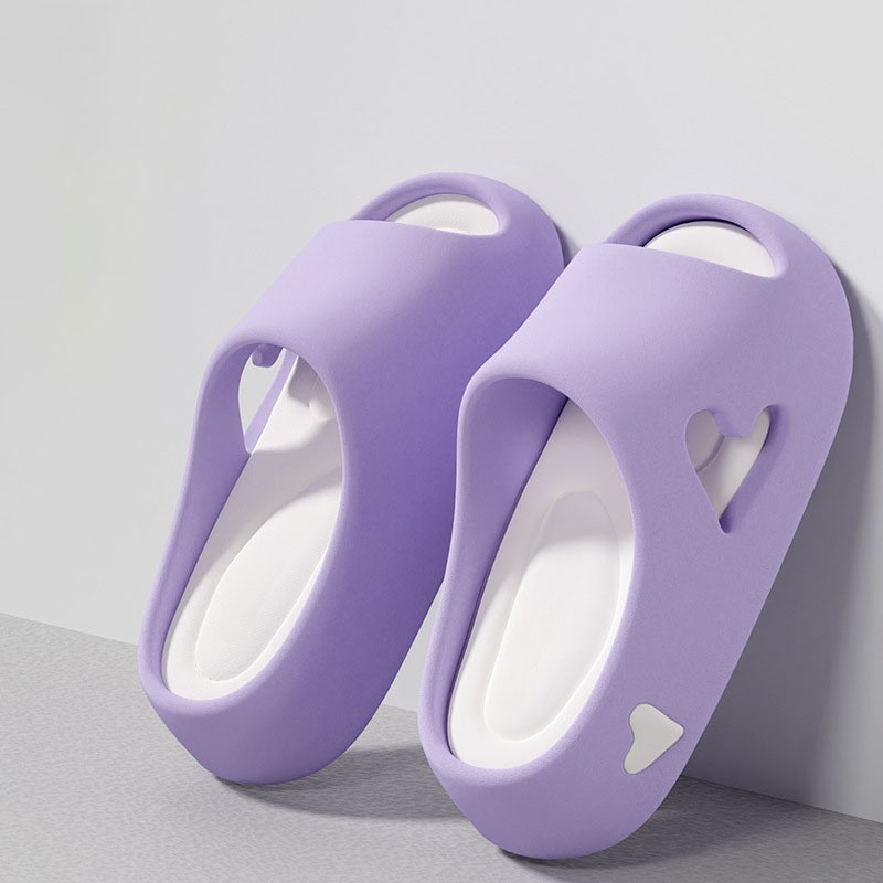 Hjerte Mig  Skybløde Flip Flops med Legende Hjerteform