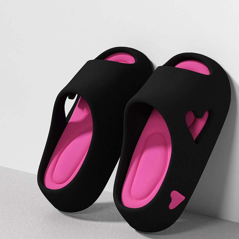 Hjerte Mig  Skybløde Flip Flops med Legende Hjerteform