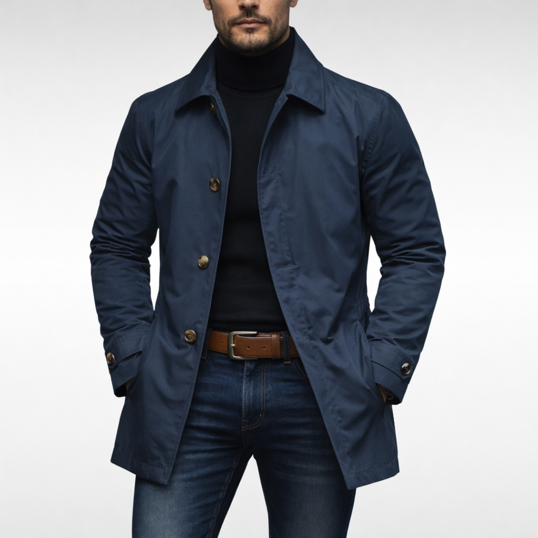 HAVBRIS Trenchcoat til herrer