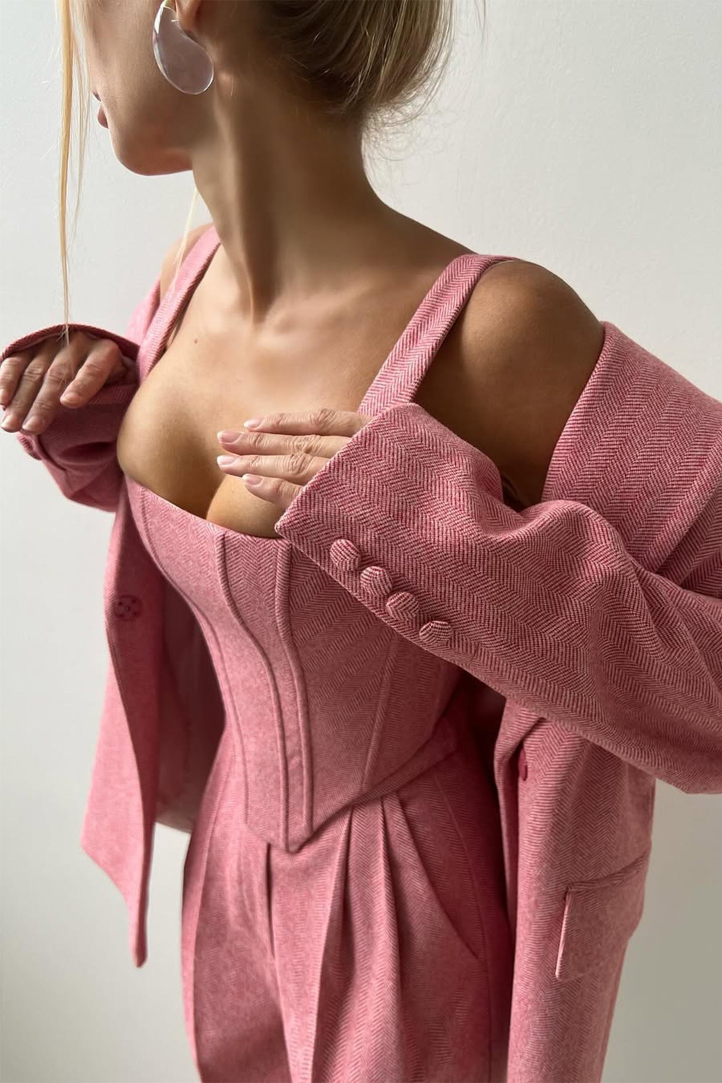 Grace  Tre-delt sæt med dobbeltknappet blazer